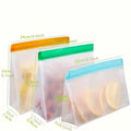 Reusable Silicone Food Storage Bags - 3 pcs ( S+M+L)