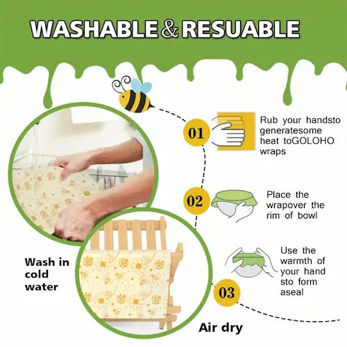 Honey Bee Wax Food Wraps