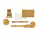 Bamboo Dish Brush Set - 5 pcs